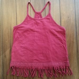 Tucker+Tate Girls Fringe Tank Top